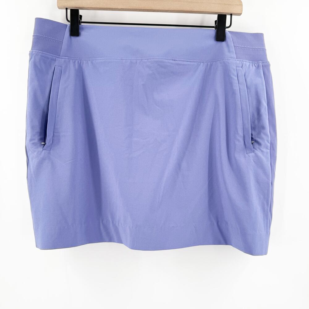 ATHLETA Brooklyn Skort SZ 16 Stretch Athleisure 657678 Everyday Sporty Lavender - Picture 3 of 16